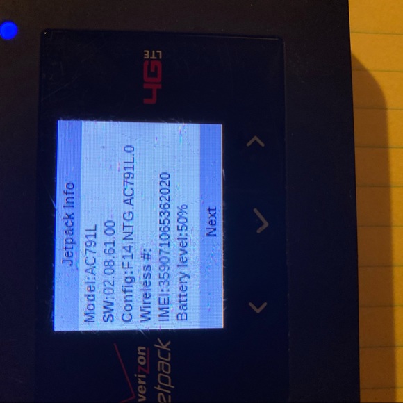 Netgear Verizon Jetpack 4g LTE - Model AC791L Hotspot - Picture 4 of 13